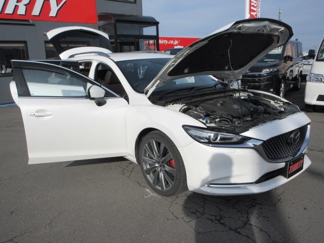 MAZDA6ワゴン XD Lパッケージ 後期型 寒冷地仕様 BOSEサウンド 純正8インチナビ バックカメラ レーダークルーズ シートエアコン パドルシフト 純正エンスタ ETC ハーフレザー LEDヘッドライト バックフォグ ドアバイザ(67枚目)