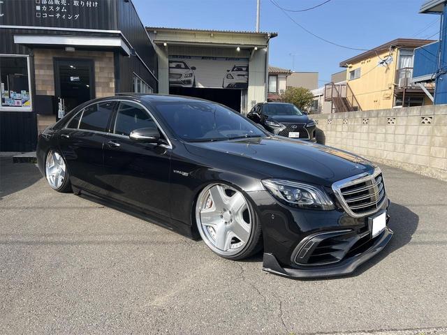 Ｓクラス Ｓ６３　４マチック＋ロング　４ＷＤ　左ハンドル　ドライブレコーダー　ＥＴＣ　全周囲カメラ　ナビ　クリアランスソナー　オートクルーズコントロール　レーンアシスト　衝突被害軽減システム　ＡＴ　サンルーフ　ＬＥＤヘッドランプ（11枚目）