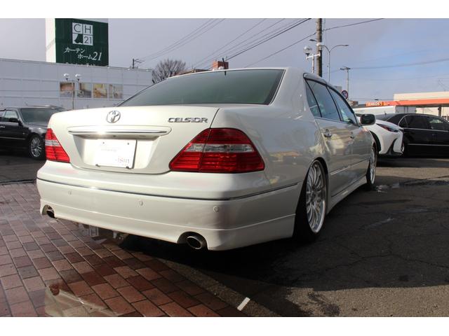 セルシオ Ｃ仕様　ハーフエアロ・新品サスコン・サンルーフ・本革・カールソン２０インチ（12枚目）