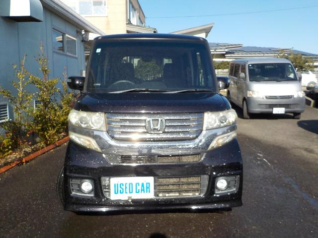 Ｎ－ＢＯＸカスタム Ｇ・Ｌパッケージ　両側スライドドア　左側電動スライドドア　Ｗエアバック　ＡＢＳ　横滑り防止装置　スマートキー　プッシュスタート　アイドリングストップ　純正リモコンエンジンスターター　ＣＤデッキ　社外アルミホイール（2枚目）