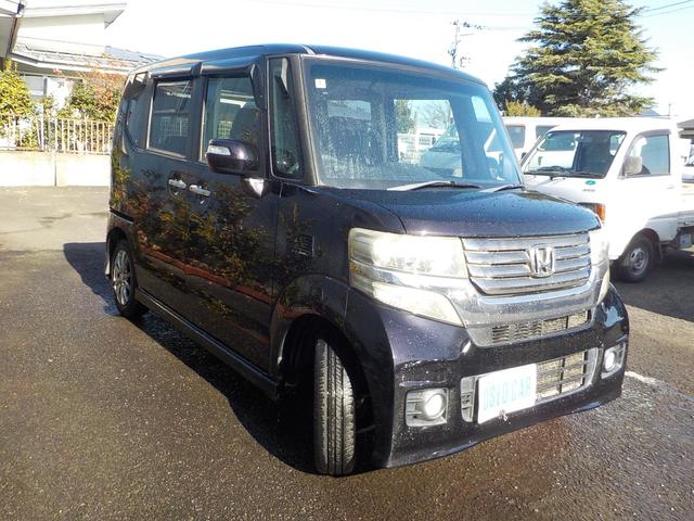 Ｎ－ＢＯＸカスタム Ｇ・Ｌパッケージ　両側スライドドア　左側電動スライドドア　Ｗエアバック　ＡＢＳ　横滑り防止装置　スマートキー　プッシュスタート　アイドリングストップ　純正リモコンエンジンスターター　ＣＤデッキ　社外アルミホイール（3枚目）