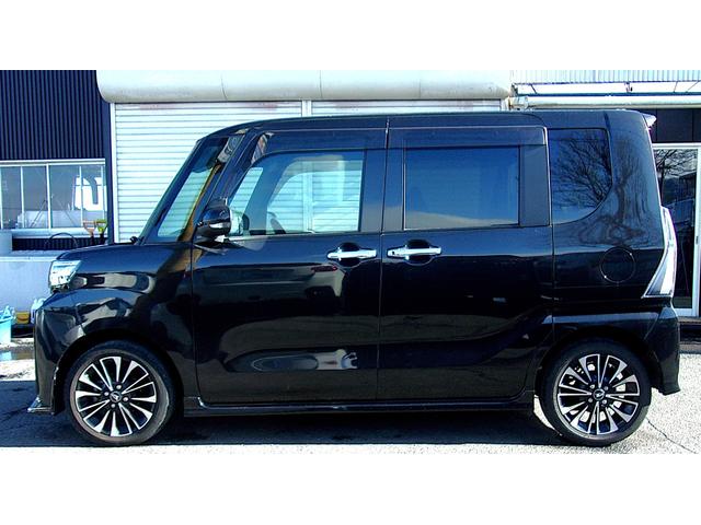 タント カスタムＲＳ　ディスプレイオーディオ　ＴＶ　ＨＤＭＩ　Ｂｌｕｅｔｏｏｔｈ　バックカメラ　両側パワースライドドア　クルーズコントロール　ハーフレザーシート・シートヒーター　ＥＴＣ　ＬＥＤライト　コーナーセンサー（4枚目）