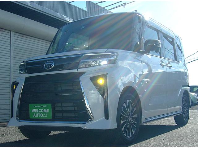 タント カスタムＲＳ　４ＷＤ　ナビ　ＴＶ　ＨＤＭＩ　Ｂｌｕｅｔｏｏｔｈ　バックカメラ　両側パワースライドドア　シートカバー　シートヒーター　ドライブレコーダー　コーナーセンサー　ブレーキサポート　ＬＥＤ・フォグ　純正アルミ（21枚目）