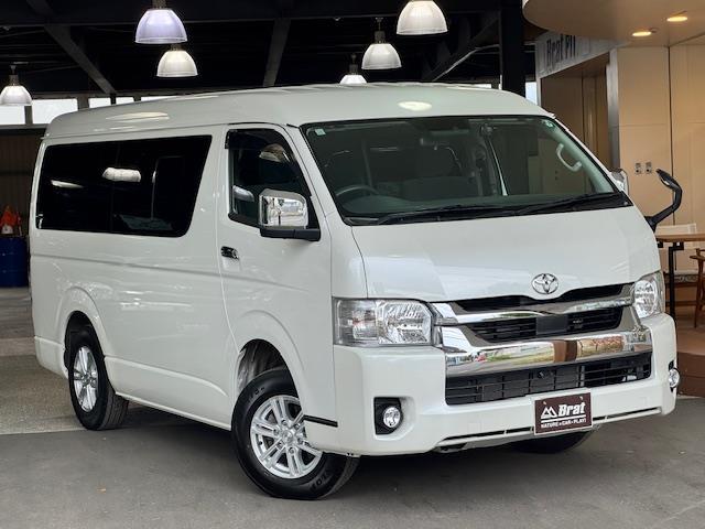 ハイエースワゴン GL 純正ナビ 全方位カメラ 社外15AW 前後ドライブレコーダー ドアバイザー ミラーヒーター(2枚目)