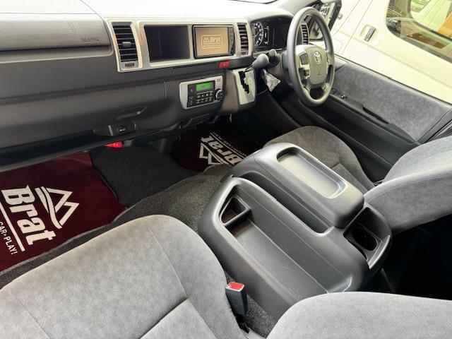 ハイエースワゴン GL 純正ナビ 全方位カメラ 社外15AW 前後ドライブレコーダー ドアバイザー ミラーヒーター(12枚目)