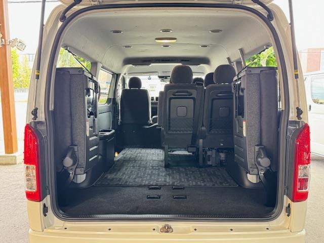 ハイエースワゴン GL 純正ナビ 全方位カメラ 社外15AW 前後ドライブレコーダー ドアバイザー ミラーヒーター(31枚目)