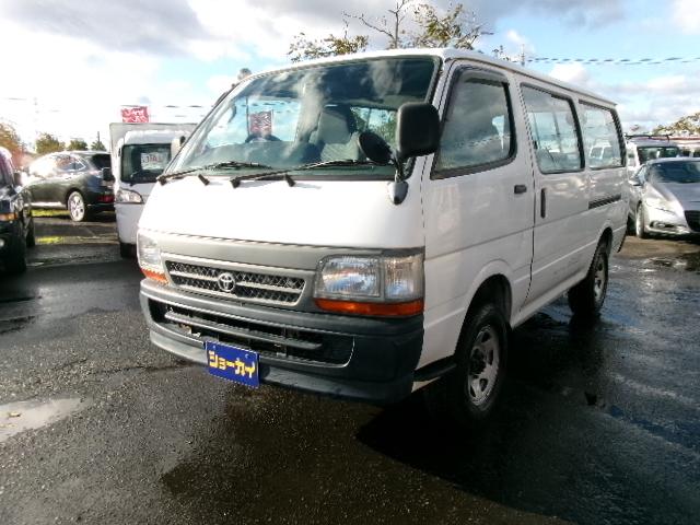 ハイエースバン ロングDX 4WD 3.0D 5Lエンジン Wエアコン リヤヒーター(3枚目)