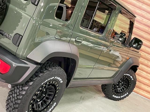 ジムニーノマド ＦＣ　リフトＵＰ　グリルブラック塗装　エクストリームＪ新品アルミホイール　ＴＯＹＯオープンカントリーＭ／Ｔ新品タイヤ　フロントカメラ　スズキセーフティ　クルコン　障害物センサー　前席シートヒーター　禁煙車（50枚目）