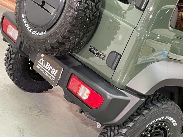 ジムニーノマド ＦＣ　リフトＵＰ　グリルブラック塗装　エクストリームＪ新品アルミホイール　ＴＯＹＯオープンカントリーＭ／Ｔ新品タイヤ　フロントカメラ　スズキセーフティ　クルコン　障害物センサー　前席シートヒーター　禁煙車（52枚目）