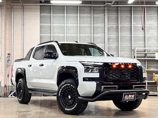 トライトン GSR モディファイドフェイス ブルバー リフトアップ エクストリームJ新品17インチアルミ TOYOオープンカントリーR/T新品タイヤ 純正9インチナビ 全方位カメラ 三菱エンブレム E-Assist(25枚目)