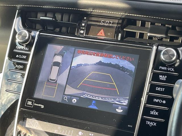 ハリアーハイブリッド プレミアム　アドバンスドパッケージ　レクサス純正カラームーンデザート全塗装　１．５インチリフトアップ　エクストリームＪＸＪ０８　ＴＯＹＯオープンカントリーＡ／ＴＩＩＩ　エルフォードオーバーフェンダー　ＪＢＬ　パノラミックビューモニター（10枚目）