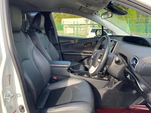 プリウス Sツーリングセレクション セーフティセンス モデリスタフルエアロ 後席モニター ALPINE9インチナビ バックカメラ レーダークルーズコントロール LEDオートライト オートハイビーム レザーシート 前席シートヒーター(18枚目)