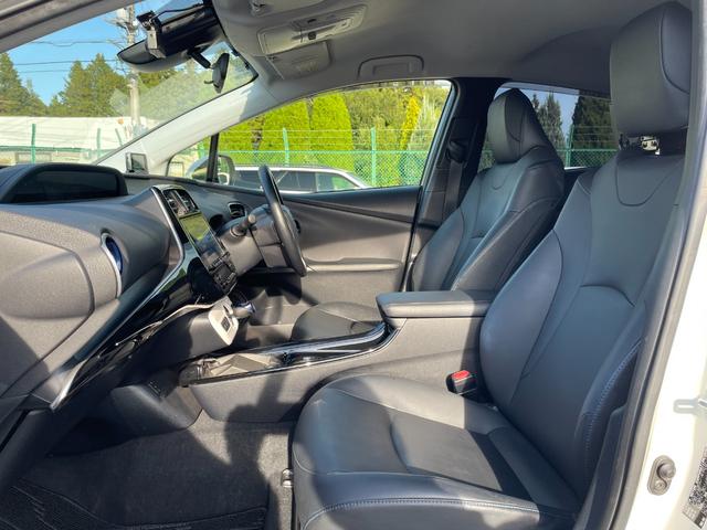 プリウス Sツーリングセレクション セーフティセンス モデリスタフルエアロ 後席モニター ALPINE9インチナビ バックカメラ レーダークルーズコントロール LEDオートライト オートハイビーム レザーシート 前席シートヒーター(19枚目)