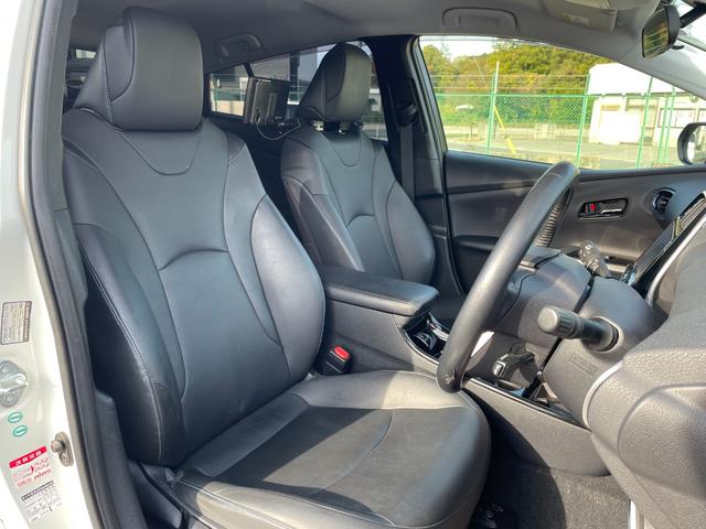 プリウス Sツーリングセレクション セーフティセンス モデリスタフルエアロ 後席モニター ALPINE9インチナビ バックカメラ レーダークルーズコントロール LEDオートライト オートハイビーム レザーシート 前席シートヒーター(20枚目)