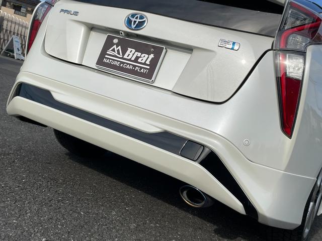 プリウス Sツーリングセレクション セーフティセンス モデリスタフルエアロ 後席モニター ALPINE9インチナビ バックカメラ レーダークルーズコントロール LEDオートライト オートハイビーム レザーシート 前席シートヒーター(41枚目)