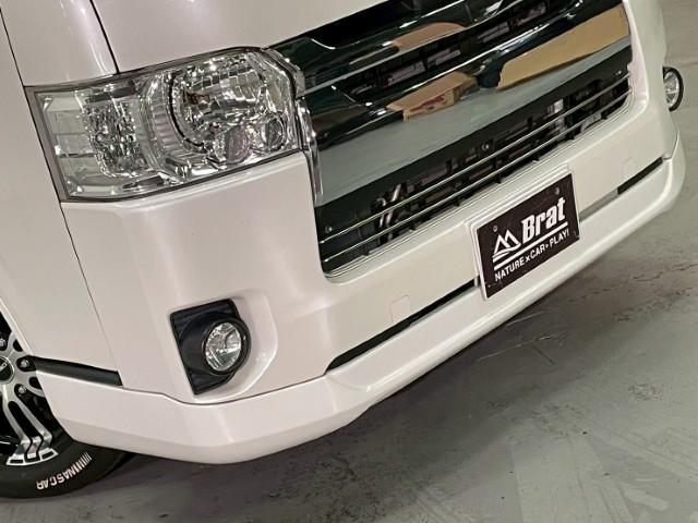 ハイエースバン スーパーＧＬ　４型標準グリル　オーバーフェンダー　純正ナビ　ＢＡＴＴＲＯテールライト　ヒッチメンバー　グッドイヤーラジアルタイヤ　ＦＬＥＸオリジナルアルミ　マホガニーインテリアパネル　ＢｒａｔＵＳＢソケット　ＥＴＣ（34枚目）