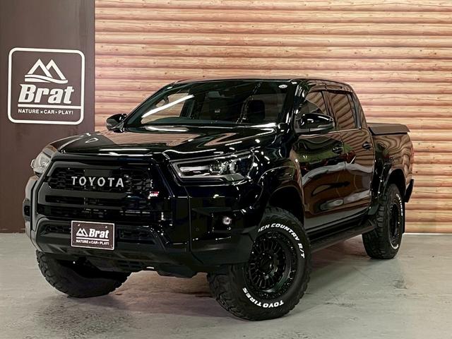 ハイラックス Ｚ　ＧＲスポーツ　リフトアップ　減衰調整式ショック　ＫＭＣ／ＡＺＴＥＣ新品アルミホイール　ＴＯＹＯオープンカントリー新品タイヤ　トノカバー　ベッドライナ　ディスプレイオーディオ　全方位カメラ　クルコン　ＥＴＣ２．０（33枚目）