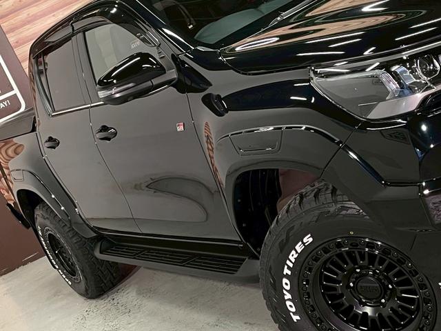 ハイラックス Ｚ　ＧＲスポーツ　リフトアップ　減衰調整式ショック　ＫＭＣ／ＡＺＴＥＣ新品アルミホイール　ＴＯＹＯオープンカントリー新品タイヤ　トノカバー　ベッドライナ　ディスプレイオーディオ　全方位カメラ　クルコン　ＥＴＣ２．０（35枚目）