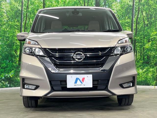 セレナ ハイウェイスター　４ＷＤ　両側電動ドア　ＳＤナビ　後席モニター　バックカメラ　衝突被害軽減システム　禁煙車　ハーフレザーシート　ドラレコ　スマートキー　ＬＥＤヘッド　ビルトインＥＴＣ　クルコン　オートライト（14枚目）