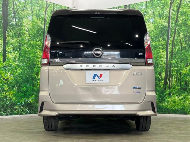 セレナ ハイウェイスター　４ＷＤ　両側電動ドア　ＳＤナビ　後席モニター　バックカメラ　衝突被害軽減システム　禁煙車　ハーフレザーシート　ドラレコ　スマートキー　ＬＥＤヘッド　ビルトインＥＴＣ　クルコン　オートライト（15枚目）