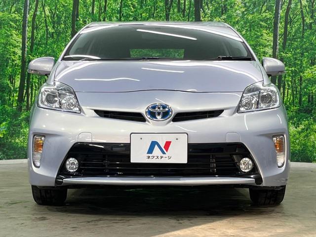 プリウス S SDナビ バックカメラ ハーフレザーシート スマートキー HIDヘッド ビルトインETC オートライト オートエアコン 純正15インチアルミ(14枚目)