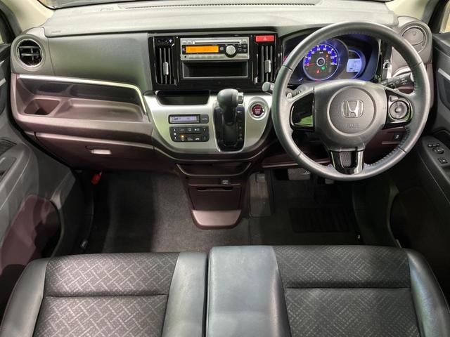 N-WGNカスタム G・ターボパッケージ 4WD ターボ ハーフレザーシート スマートキー HIDヘッド クルコン 純正14インチアルミ オートライト オートエアコン CD(2枚目)