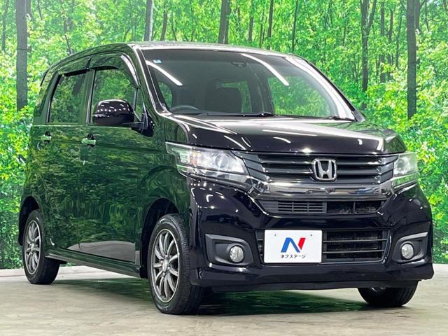 N-WGNカスタム G・ターボパッケージ 4WD ターボ ハーフレザーシート スマートキー HIDヘッド クルコン 純正14インチアルミ オートライト オートエアコン CD(16枚目)