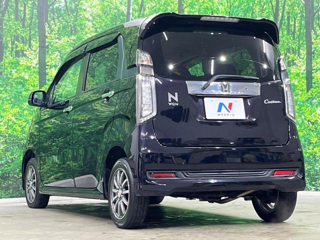 N-WGNカスタム G・ターボパッケージ 4WD ターボ ハーフレザーシート スマートキー HIDヘッド クルコン 純正14インチアルミ オートライト オートエアコン CD(17枚目)