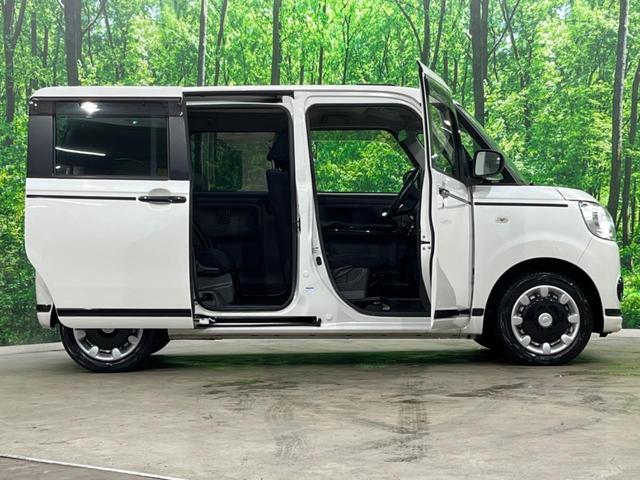 ムーヴキャンバス ＧブラックアクセントＶＳ　ＳＡＩＩＩ　４ＷＤ　両側電動ドア　ＳＤナビ　全周囲カメラ　寒冷地仕様　衝突被害軽減システム　禁煙車　シートヒーター　ドラレコ　スマートキー　ＨＩＤヘッド　オートハイビーム　オートライト　オートエアコン（50枚目）