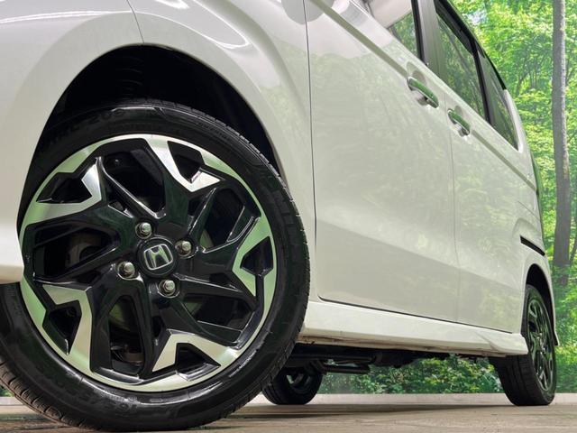 Ｎ－ＢＯＸカスタム Ｇ・Ｌターボホンダセンシング　４ＷＤ　両側電動ドア　純正ＳＤナビ　バックカメラ　衝突被害軽減システム　禁煙車　ハーフレザーシート　コーナーセンサー　スマートキー　ＬＥＤヘッド　ビルトインＥＴＣ　クルコン　純正１４インチアルミ（13枚目）