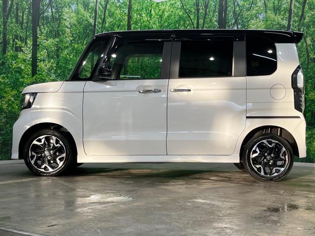 Ｎ－ＢＯＸカスタム Ｇ・Ｌターボホンダセンシング　４ＷＤ　両側電動ドア　純正ＳＤナビ　バックカメラ　衝突被害軽減システム　禁煙車　ハーフレザーシート　コーナーセンサー　スマートキー　ＬＥＤヘッド　ビルトインＥＴＣ　クルコン　純正１４インチアルミ（50枚目）
