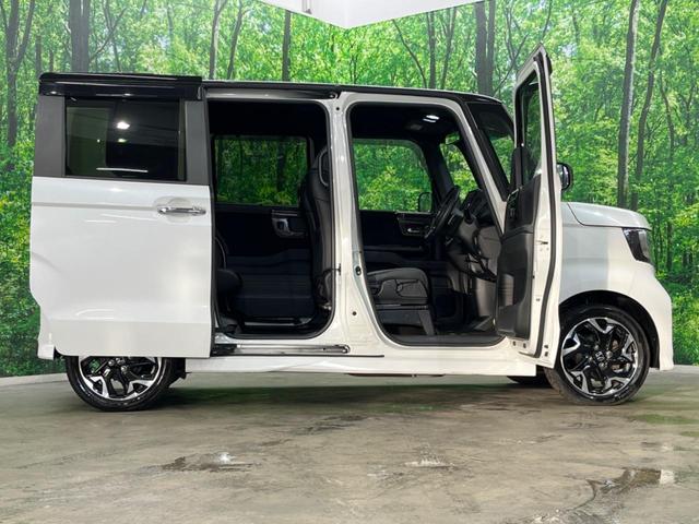 Ｎ－ＢＯＸカスタム Ｇ・Ｌターボホンダセンシング　４ＷＤ　両側電動ドア　純正ＳＤナビ　バックカメラ　衝突被害軽減システム　禁煙車　ハーフレザーシート　コーナーセンサー　スマートキー　ＬＥＤヘッド　ビルトインＥＴＣ　クルコン　純正１４インチアルミ（52枚目）