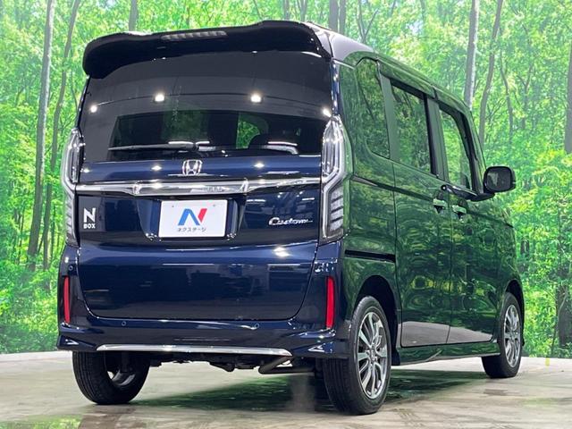 Ｎ－ＢＯＸカスタム Ｌ　４ＷＤ　電動スライドドア　純正ＳＤナビ　バックカメラ　衝突被害軽減システム　禁煙車　コーナーセンサー　スマートキー　ＬＥＤヘッド　純正１４インチアルミ　車線逸脱警報　オートライト　オートエアコン（17枚目）