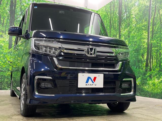 Ｎ－ＢＯＸカスタム Ｌ　４ＷＤ　電動スライドドア　純正ＳＤナビ　バックカメラ　衝突被害軽減システム　禁煙車　コーナーセンサー　スマートキー　ＬＥＤヘッド　純正１４インチアルミ　車線逸脱警報　オートライト　オートエアコン（23枚目）