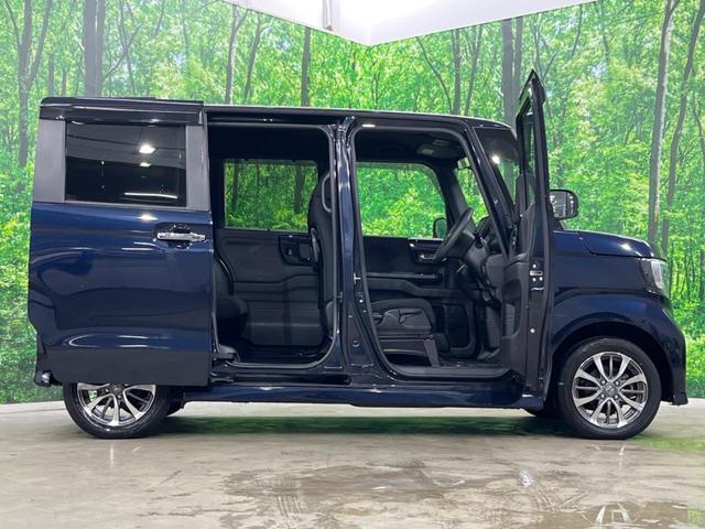Ｎ－ＢＯＸカスタム Ｌ　４ＷＤ　電動スライドドア　純正ＳＤナビ　バックカメラ　衝突被害軽減システム　禁煙車　コーナーセンサー　スマートキー　ＬＥＤヘッド　純正１４インチアルミ　車線逸脱警報　オートライト　オートエアコン（28枚目）
