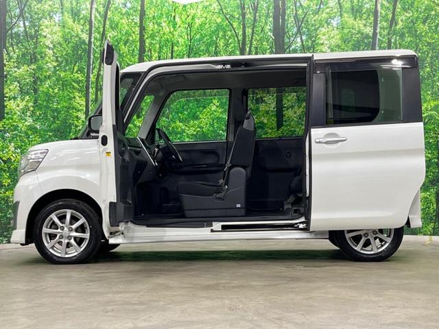 タント カスタムＸ　ＳＡ　４ＷＤ　電動スライドドア　ＳＤナビ　衝突被害軽減システム　禁煙車　ドラレコ　コーナーセンサー　スマートキー　ＨＩＤヘッド　オートライト　オートエアコン　Ｂｌｕｅｔｏｏｔｈ　ＣＤ（26枚目）