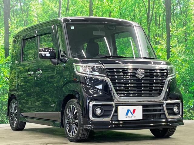 スペーシアカスタム ハイブリッドＸＳ　４ＷＤ　両側電動ドア　ＳＤナビ　衝突被害軽減システム　禁煙車　ハーフレザーシート　コーナーセンサー　スマートキー　ＬＥＤヘッド　純正１５インチアルミ　オートハイビーム　オートライト　オートエアコン（40枚目）