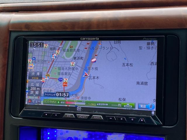 アルファード ２４０Ｘ　（車検２年）　エアロ　ローダウン　ＬＥＤテール　１８インチＡＷ　ナビ　ＴＶ　バックカメラ　ＥＴＣ　後席用フリップダウンモニター　クリアランスソナー　左Ｒパワースライドドア　タイミングチェーンエンジン（22枚目）