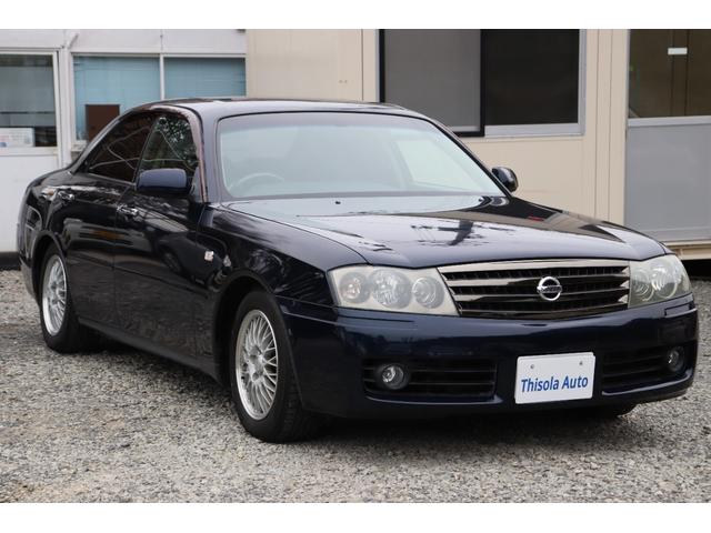 グロリア グランツーリスモ２５０Ｓ　ナビエディション　走行距離４．３万ｋｍ台　ナビ　ＥＴＣ　アルミホイール　ＡＴ　パワーシート　衝突安全ボディ　ＡＢＳ　タイミングチェーンエンジン　修復歴なし　旧車　セダン（5枚目）