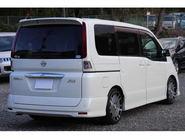 セレナ ハイウェイスター　（車検２年）　走行４．３万ｋｍ台　ガラスサンルーフ　ローダウン　１８インチＡＷ　ナビＴＶ３６０°カメラ　クリアランスソナー　両側電動スライドドア　エンジンスターター　タイミングチェーンエンジン（16枚目）