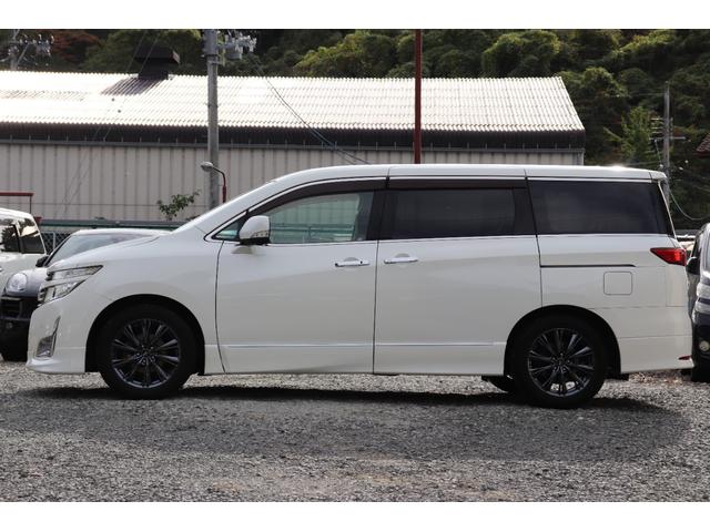 エルグランド 250ハイウェイスター (車検2年)ナビ フルセグTV Bluetoothオーディオ 360°カメラ 後席用フリップダウンモニター クリアランスソナー 両側電動スライドドア 黒半革 オットマン タイミングチェーンエンジン(9枚目)