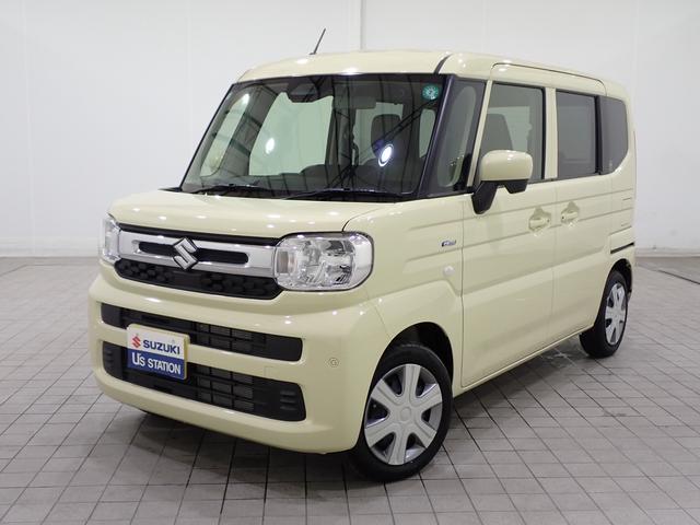 スペーシア HYBRID X 4WD セットオプション車 4WD アダプティブクルーズコントロール LEDヘッドライト 両側電動スライドドア プッシュスタート スズキセーフティーサポート 衝突被害軽減システム アイドリングストップ 横滑り防止機能(49枚目)