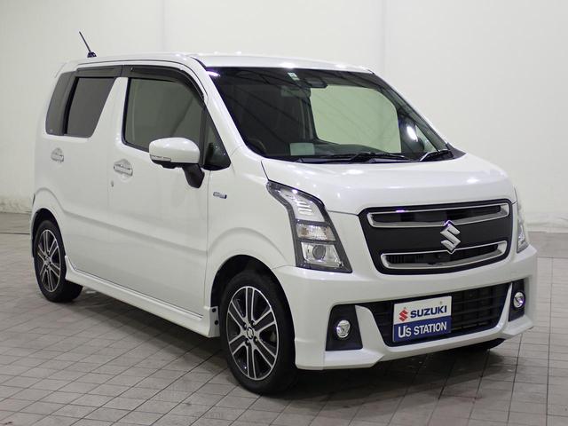 ワゴンR スティングレー HYBRID T 4WD *アウトレット* 4WD 全方位ナビ ターボ スズキセーフティーサポート 衝突被害軽減システム アイドリングストップ 横滑り防止機能 衝突安全ボディ 盗難防止システム オートライト プッシュスタート シートヒーター(6枚目)