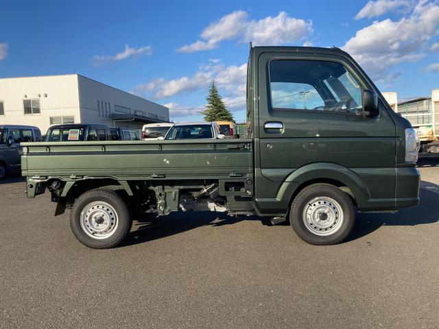 キャリイトラック KX 7型 4WD 5MT 4WD デフロック 純正CDオーディオ スズキセーフティーサポート 衝突被害軽減システム アイドリングストップ 横滑り防止機能 衝突安全ボディ キーレスエントリー(5枚目)
