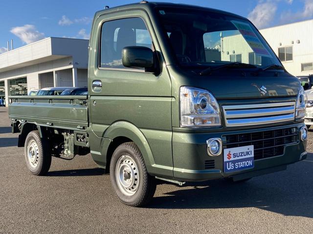 キャリイトラック KX 7型 4WD 5MT 4WD デフロック 純正CDオーディオ スズキセーフティーサポート 衝突被害軽減システム アイドリングストップ 横滑り防止機能 衝突安全ボディ キーレスエントリー(7枚目)