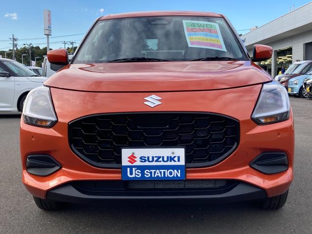 スイフト XG 4WD ディスプレイオーディオ アダプティブクルーズコントロール ディスプレイオーディオ スズキセーフティーサポート 衝突被害軽減システム 横滑り防止機能 衝突安全ボディ 盗難防止システム Bluetooth プッシュスタート(2枚目)