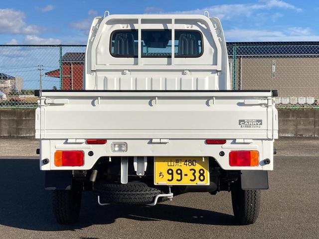 キャリイトラック KCエアコンパワステ 6型 4WD 4AT 4WD AM/FMラジオ スズキセーフティーサポート 衝突被害軽減システム アイドリングストップ 横滑り防止機能 衝突安全ボディ(4枚目)