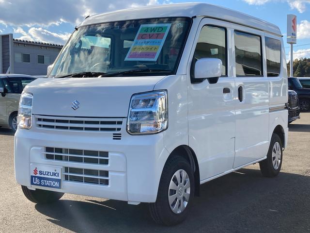 エブリイ PC 6型 4WD CVT パートタイム4WD CVT スズキセーフティーサポート 衝突被害軽減システム アイドリングストップ 横滑り防止機能 衝突安全ボディ オートライト スライドドア シートヒーター(7枚目)