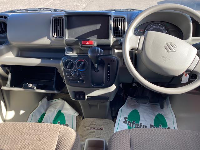 エブリイ PC 6型 4WD CVT パートタイム4WD CVT スズキセーフティーサポート 衝突被害軽減システム アイドリングストップ 横滑り防止機能 衝突安全ボディ オートライト スライドドア シートヒーター(15枚目)