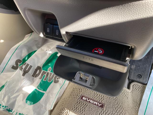 エブリイ PC 6型 4WD CVT パートタイム4WD CVT スズキセーフティーサポート 衝突被害軽減システム アイドリングストップ 横滑り防止機能 衝突安全ボディ オートライト スライドドア シートヒーター(33枚目)